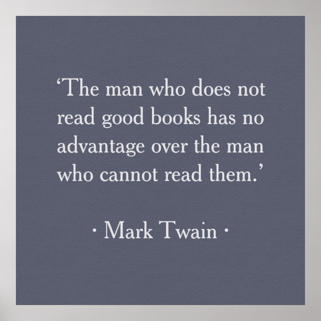 Poster O homem que não lê bons livros (Frente)