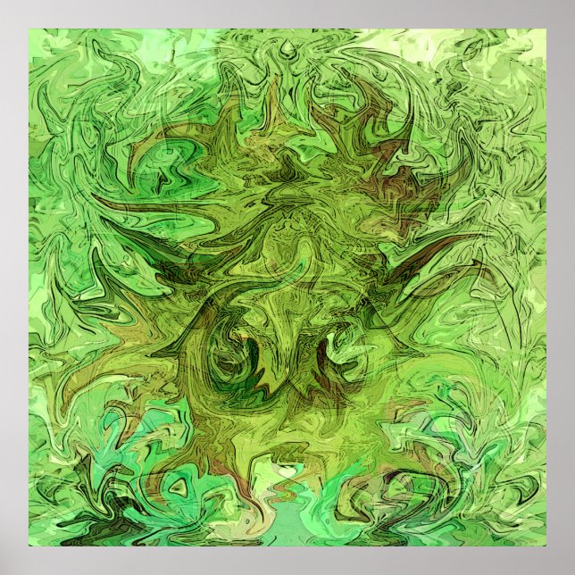 Poster O Homem Verde...... (Frente)