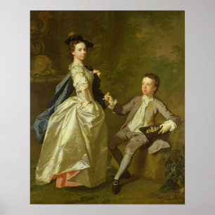 Pôster O Hon. Rachel Hamilton e seu irmão