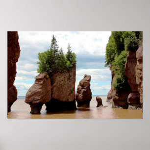 Poster O Hopewell Rocks Canada