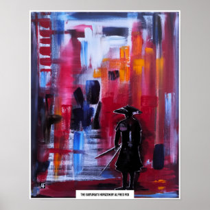 Poster O Horizonte do Samurai Pintura por Alfred Fox