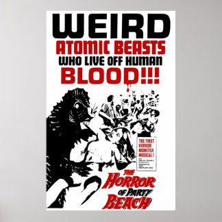 Poster O horror da Praia do Partido