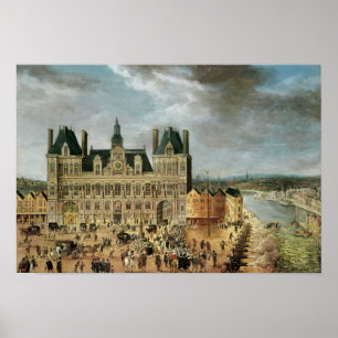 Pôster O hotel de Ville, Lugar de Greve