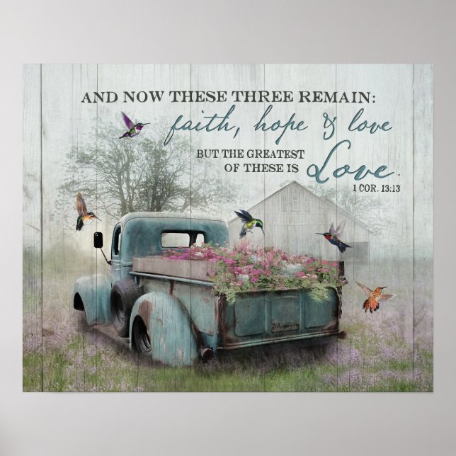 Poster O Hummingbird E Agora Estes Três Permanecem (Frente)