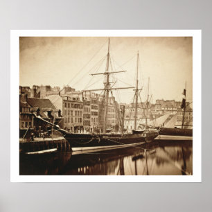 Pôster O iate imperial "La Reine Hortense" em Le Havre