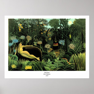 Poster O ideal de Henri Rousseau (1910)