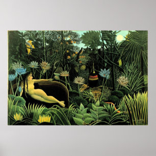 Pôster O ideal de Henri Rousseau (1910)