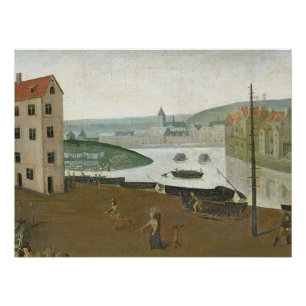 Pôster O Ile Notre-Dame 1590-3 (óleo em canvas)
