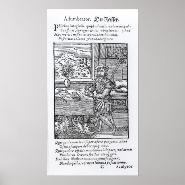 Pôster O Ilustrador, publicado por Hartman Schopper (Frente)