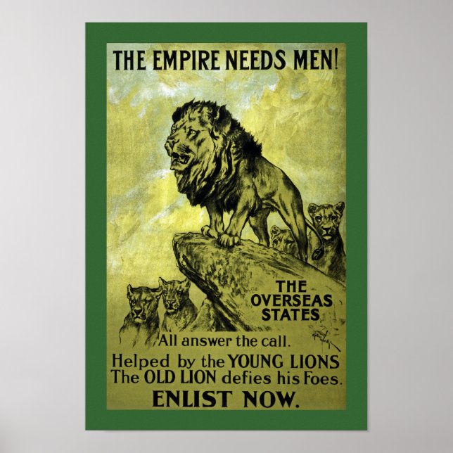 Poster O Império Precisa De Homens! (Frente)