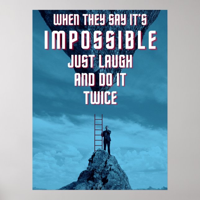 Poster O Impossível - Duas Vezes (Frente)