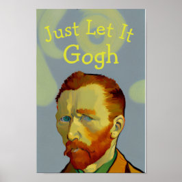 Poster O Impressionante Van Gogh Retrato Engraçado
