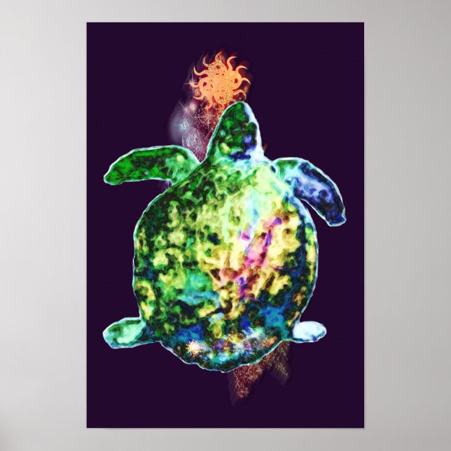 Poster O indicador de cor cósmica (Frente)