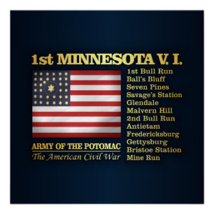 Pôster ø Infantaria voluntária de Minnesota (BH)