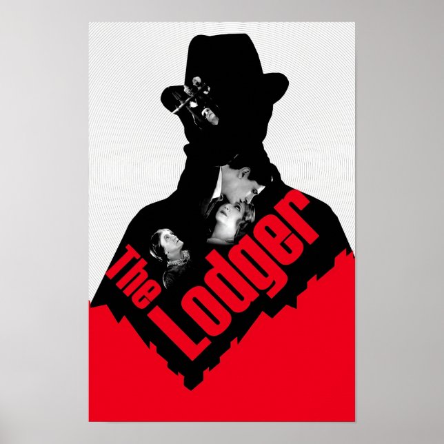 Poster O Inquilino 1927 Filme Clássico (Frente)