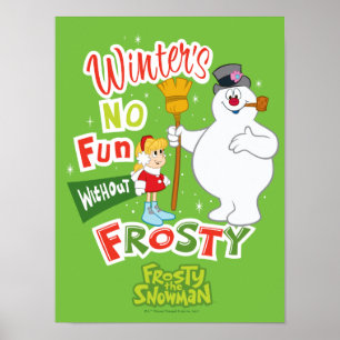 Poster O inverno não se diverte sem o Snowman™ congelado