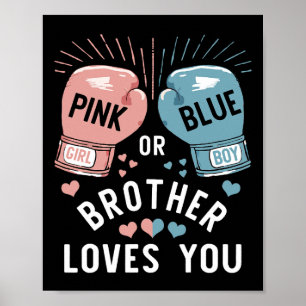 Poster O Irmão Rosa Ou Azul Te Ama A Fazer Uma Revea De G