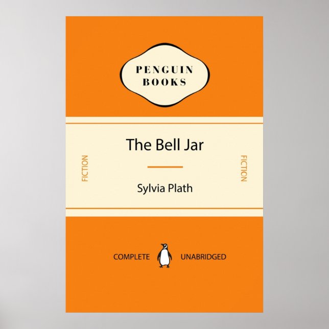 Poster O Jar Bell de Sylvia Plath Penguin Classic Cobrir (Frente)