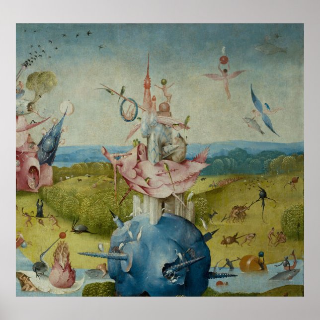 Pôster O Jardim das Delícias Terrenas (Frente)