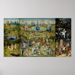 Poster O Jardim das Delícias Terrenas Hieronymus Bosch