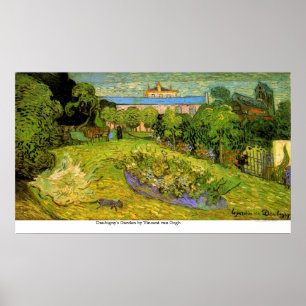 Pôster O jardim de Daubigny por Vincent van Gogh