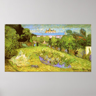Pôster O Jardim de Daubigny Van Gogh de Belas Artes