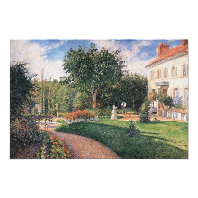 Pôster O Jardim de Les Mathurins Camille Pissarro (Frente)