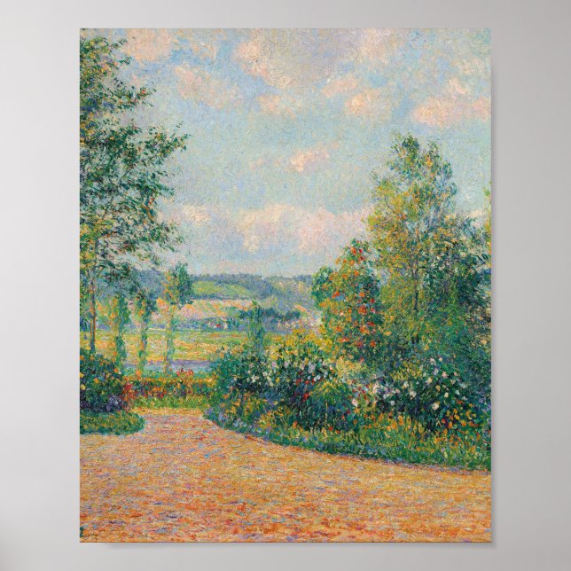 Poster O Jardim de Octave Mirbeau (por Camille Pissarro) (Frente)