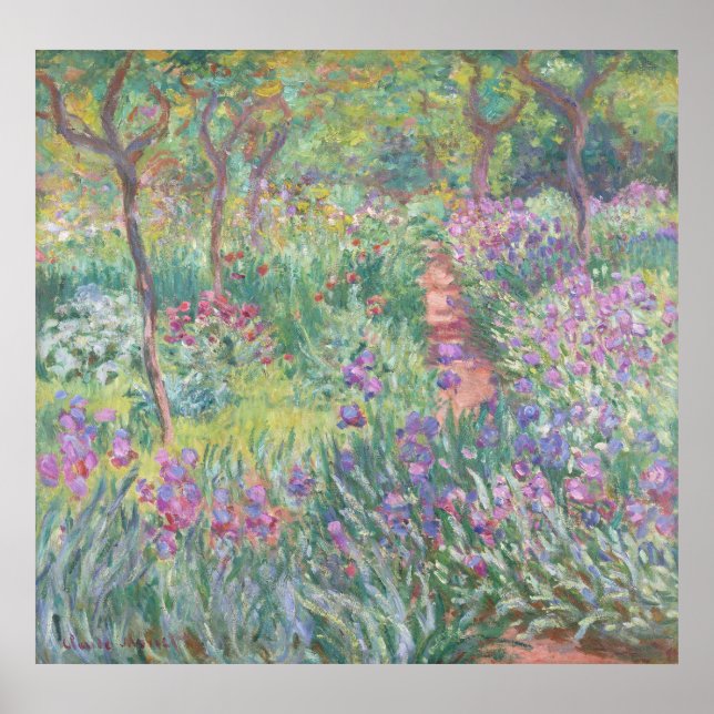 Poster O Jardim do Artista de Monet em Giverny (Frente)