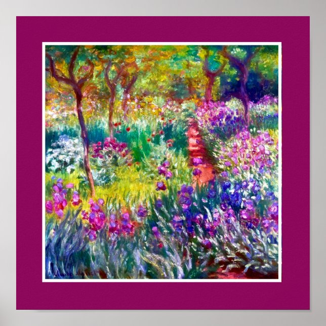 Poster O Jardim do Artista em Giverny (Frente)
