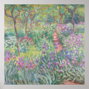 Poster O Jardim do Artista em Giverny de Monet