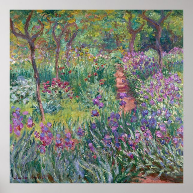 Poster O Jardim do Artista em Giverny, Monet (Frente)