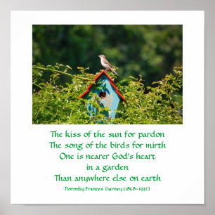 Pôster O jardim do deus (poema) - poster/impressão