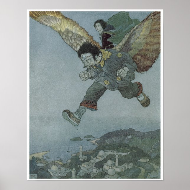 Pôster O Jardim do Paraíso, Edmund Dulac (Frente)