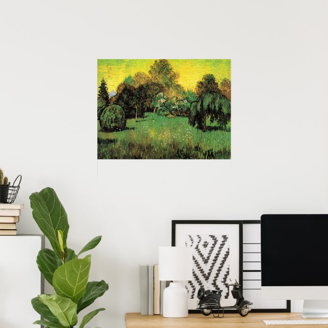 Poster O Jardim do Poeta por Vincent van Gogh (Escritório em casa)