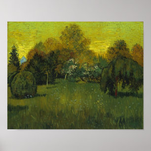 Pôster O Jardim do Poeta Van Gogh de Belas Artes