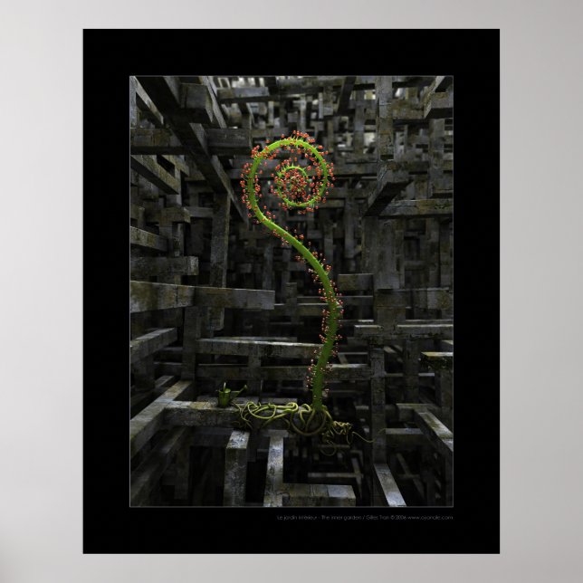 Poster O jardim interno (Frente)