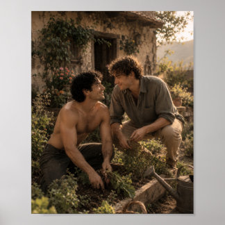 Poster O Jardim Que Cuidamos | Projeto de Arte Gay