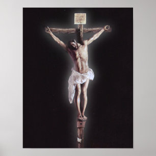 Pôster O Jesus Cristo Crucified a imagem devocional