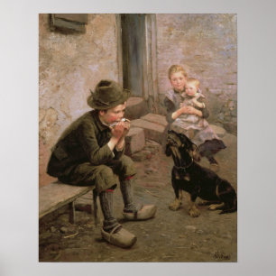 Pôster O jogador do órgão de boca