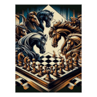 O jogo de cavaleiros - xadrez encontra fantasia