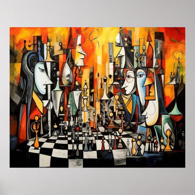 Poster O Jogo de Xadrez 3 (Frente)