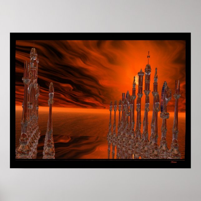 Poster O Jogo do Xadrez (Frente)