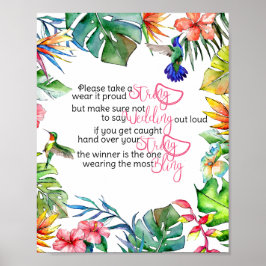 Poster O Jogo Tropical do Jogo do Colar