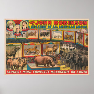 Poster O John Robinson Maior, A Menagerie Mais Completa