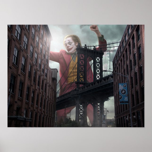 Poster "O Joker em Nova Iorque", Joker Fan Art (Frente)