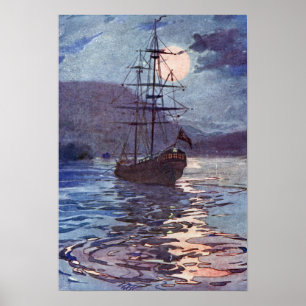 Pôster O Jolly Roger por Alice B. Woodward