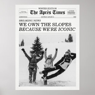 Poster O Jornal The Apres Times Porque Somos Icônicos