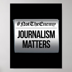 Poster O Jornalismo Não É O Inimigo Anti-Trump Resis