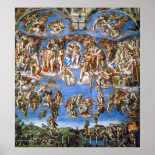 Poster O Juízo Final de Michelangelo